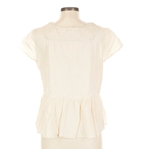 April Cornell Cream Blouse with Embroidered Details - Picture 2 of 5